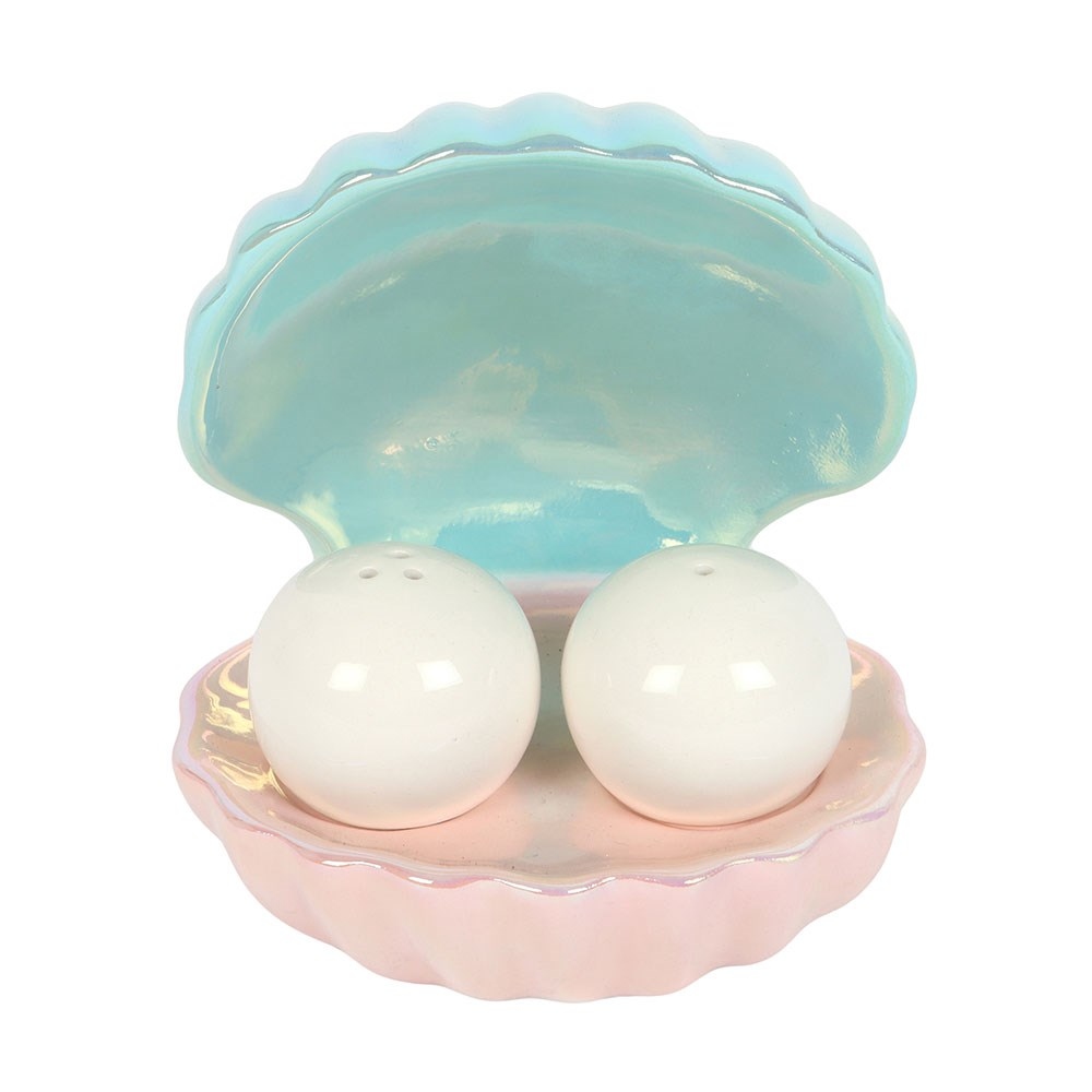 Something Different - Clam Shell Salt and Pepper set - Multicolours